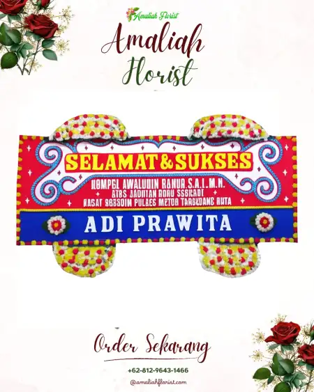 Papan Bunga Ucapan Selamat Cigandamekar